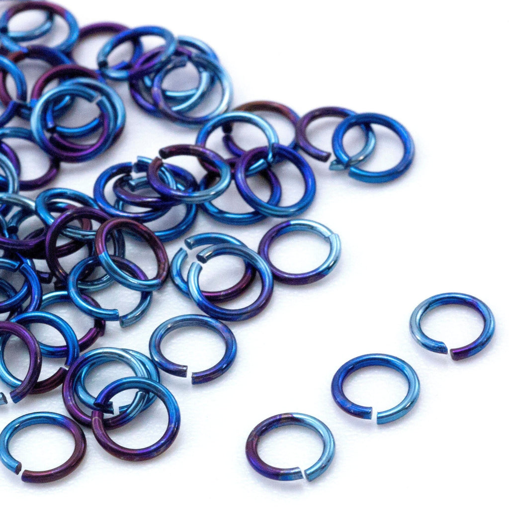 100 Anodized Niobium Jump Rings 18 gauge - You Pick Color and