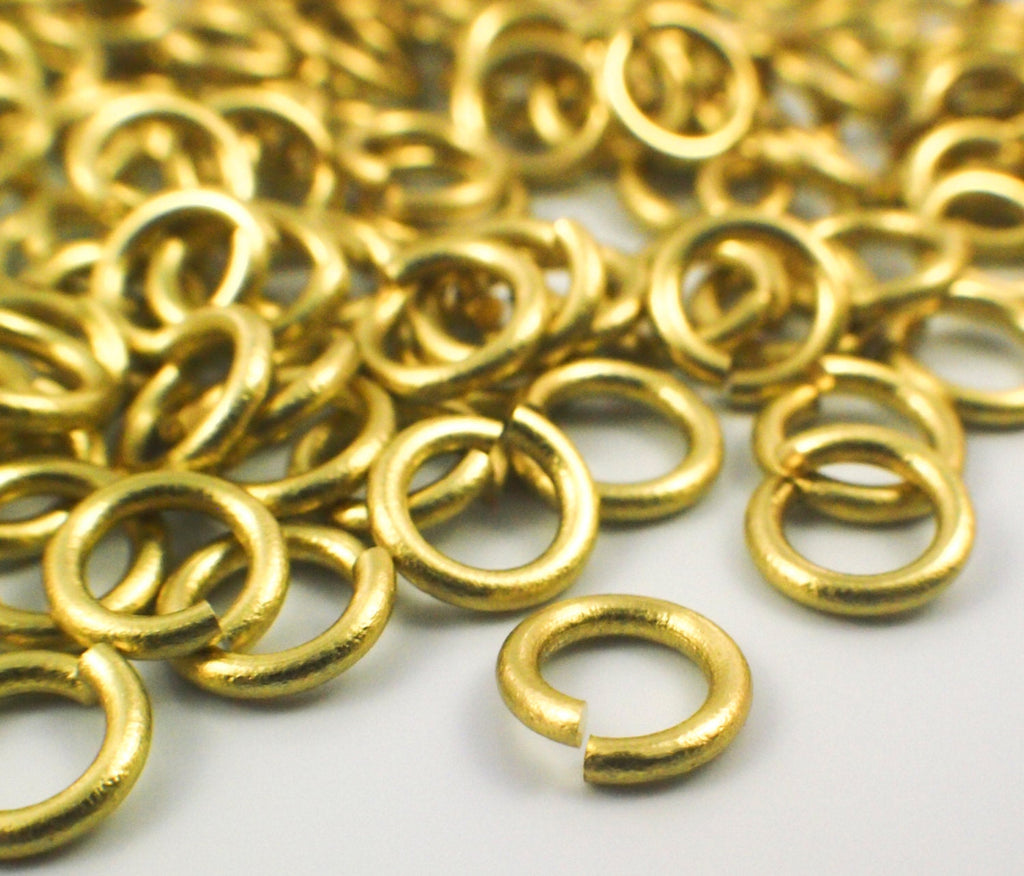 100 Gold Plated Jump Rings - 16, 18, 20, 22 Gauge - Best Commercially –  Creating Unkamen