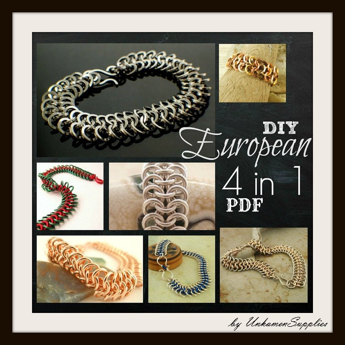 Rhinestones & Lace Chainmail Necklace, Bracelet and Earrings PDF Tutor –  Bead Me A Story