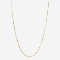 The Alkemistry 18ct yellow gold plain shimmer necklace - 17’’