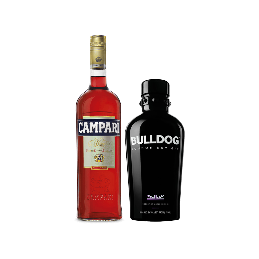 Negroni Cocktail Set: Campari + Bulldog Gin