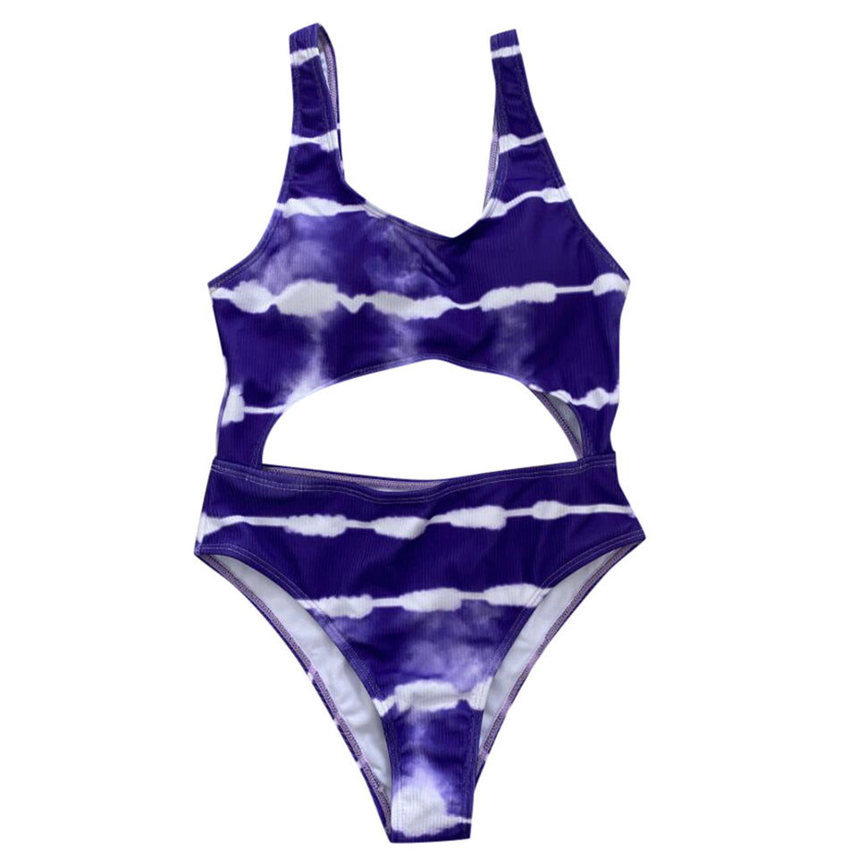 womens tie dye swimsuit