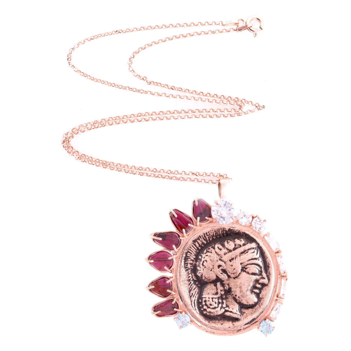 Greek Coin Necklace - Glorious Athena