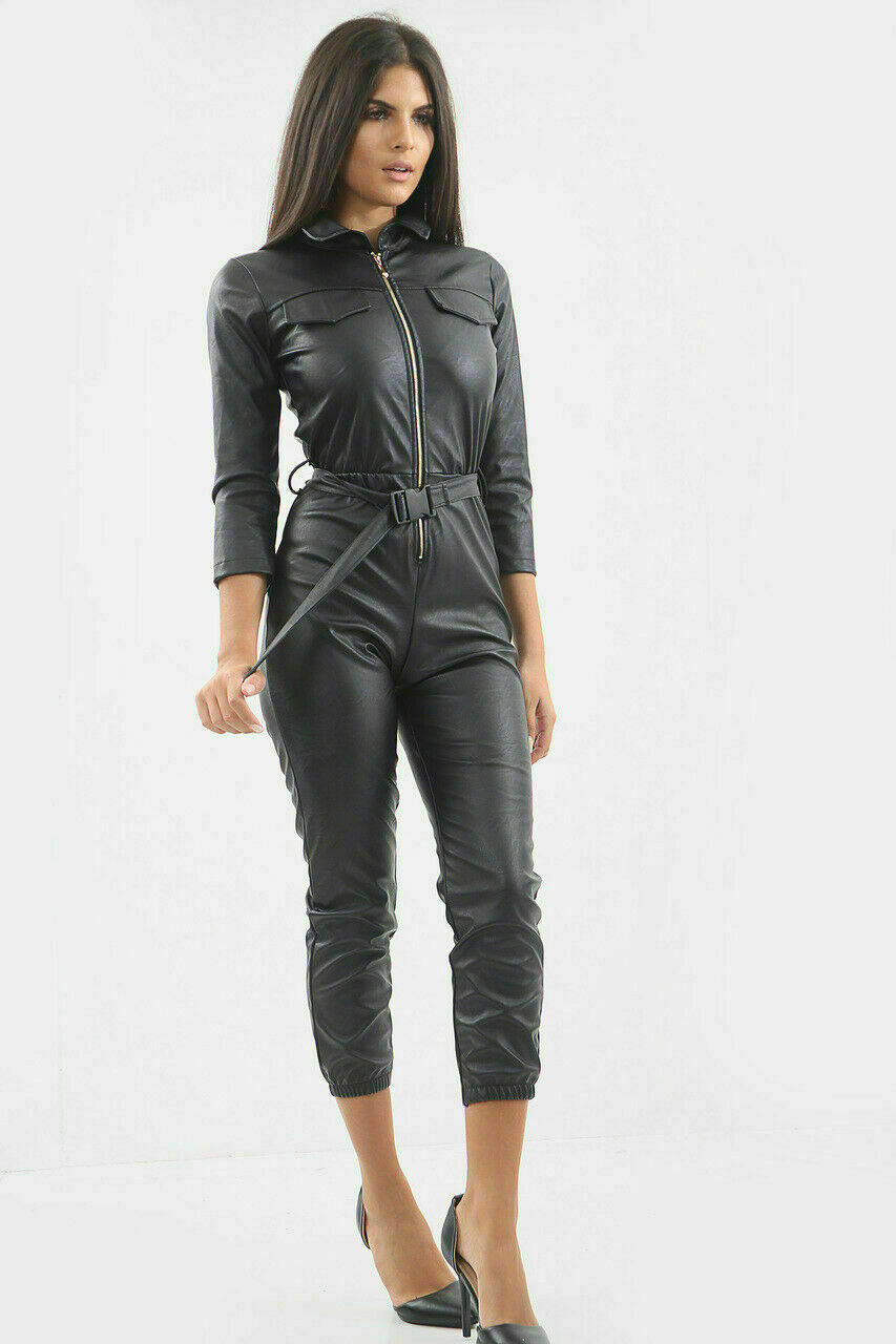 Buy Handmade Women's Lambskin Leather Jumpsuits, Black Jumpsuit, Real Leather  Jumpsuit, Black Catsuits, Ladies Jumpsuit Women, Hot Jumpsuit, Online in  India 