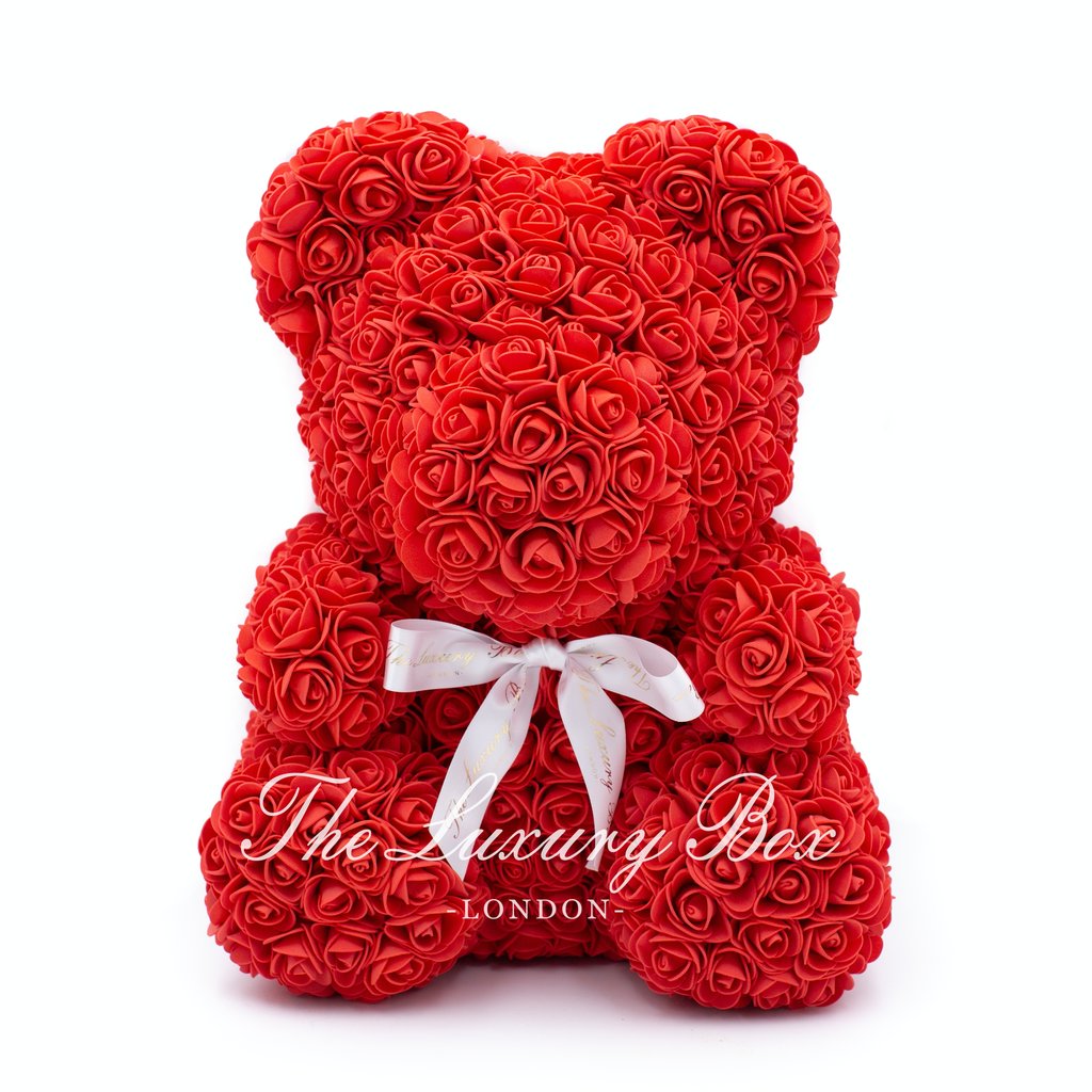 The Luxury Box London| Forever Rose Teddy Bear | Free UK Delivery ...