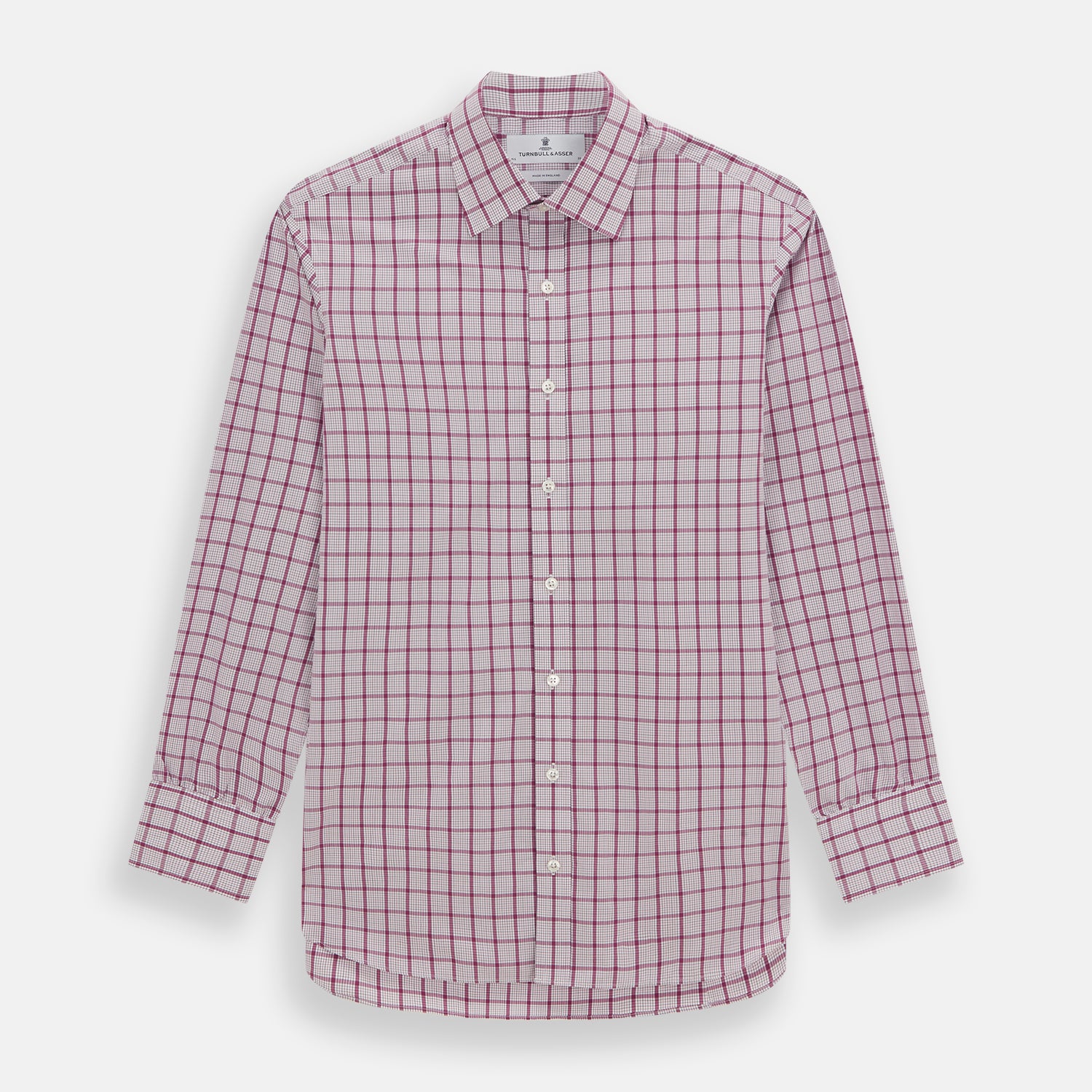 Purple Graph Overlay Check Mayfair Shirt product