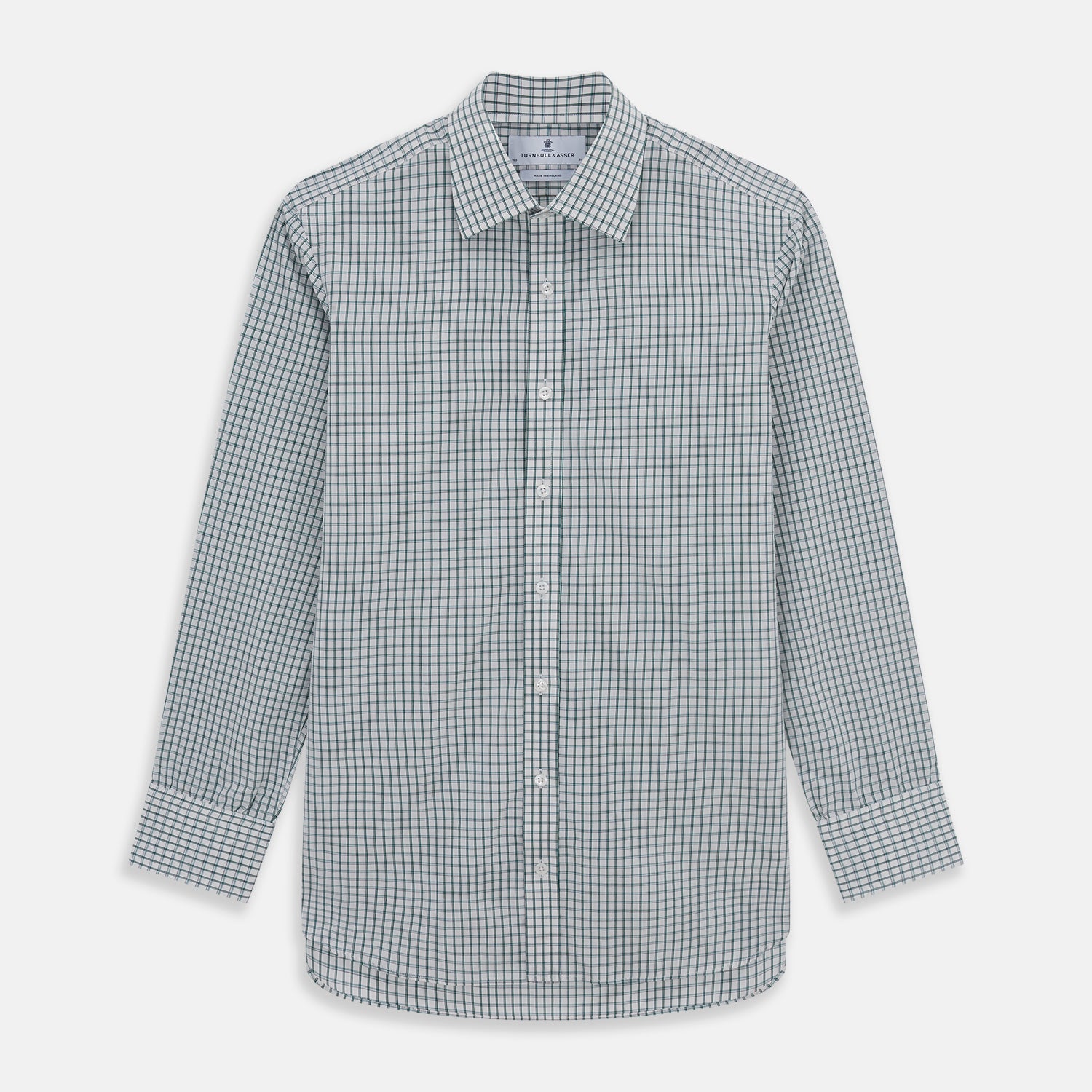 Dark Green Tattersall Check Mayfair Shirt product