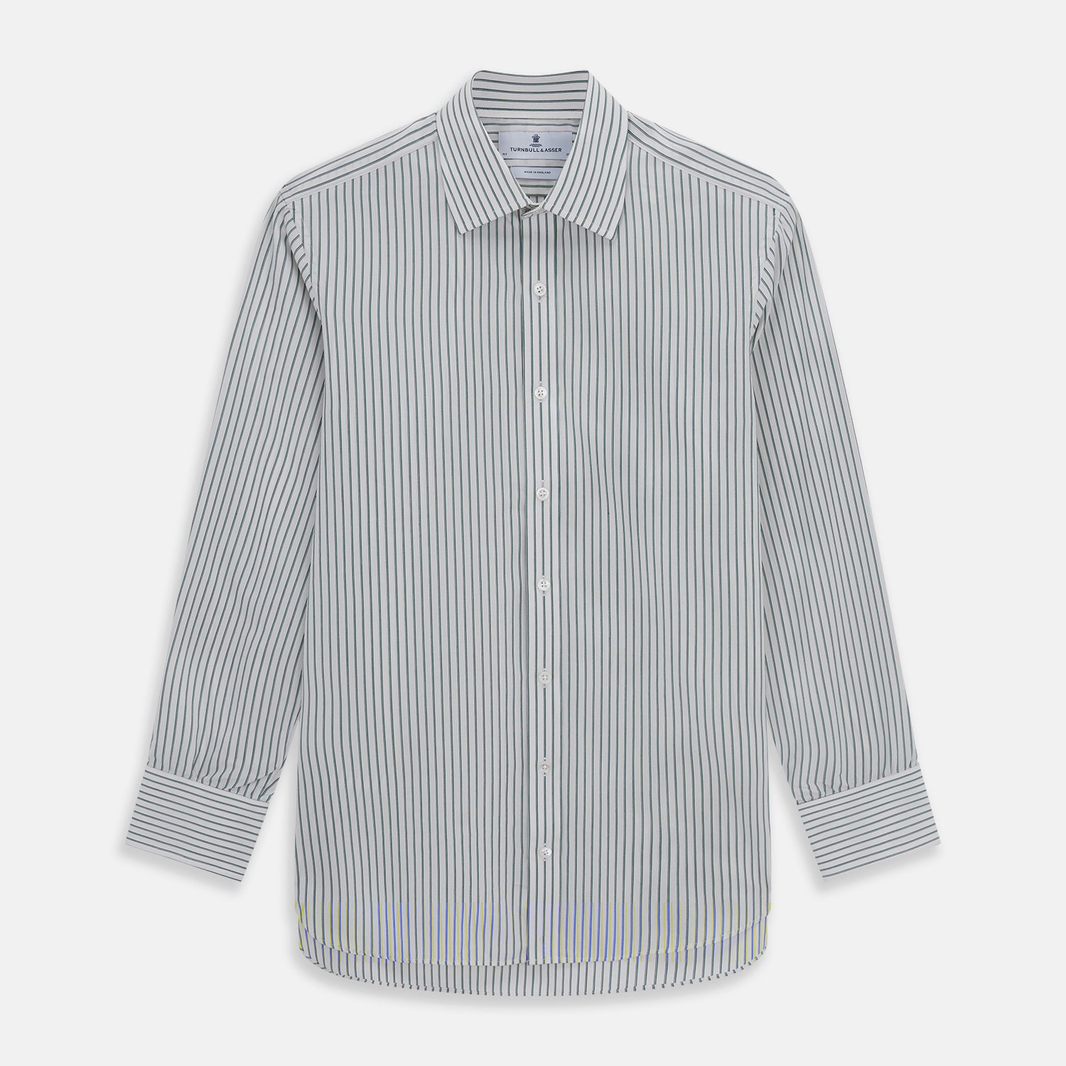 Dark Green Track Stripe Mayfair Shirt product