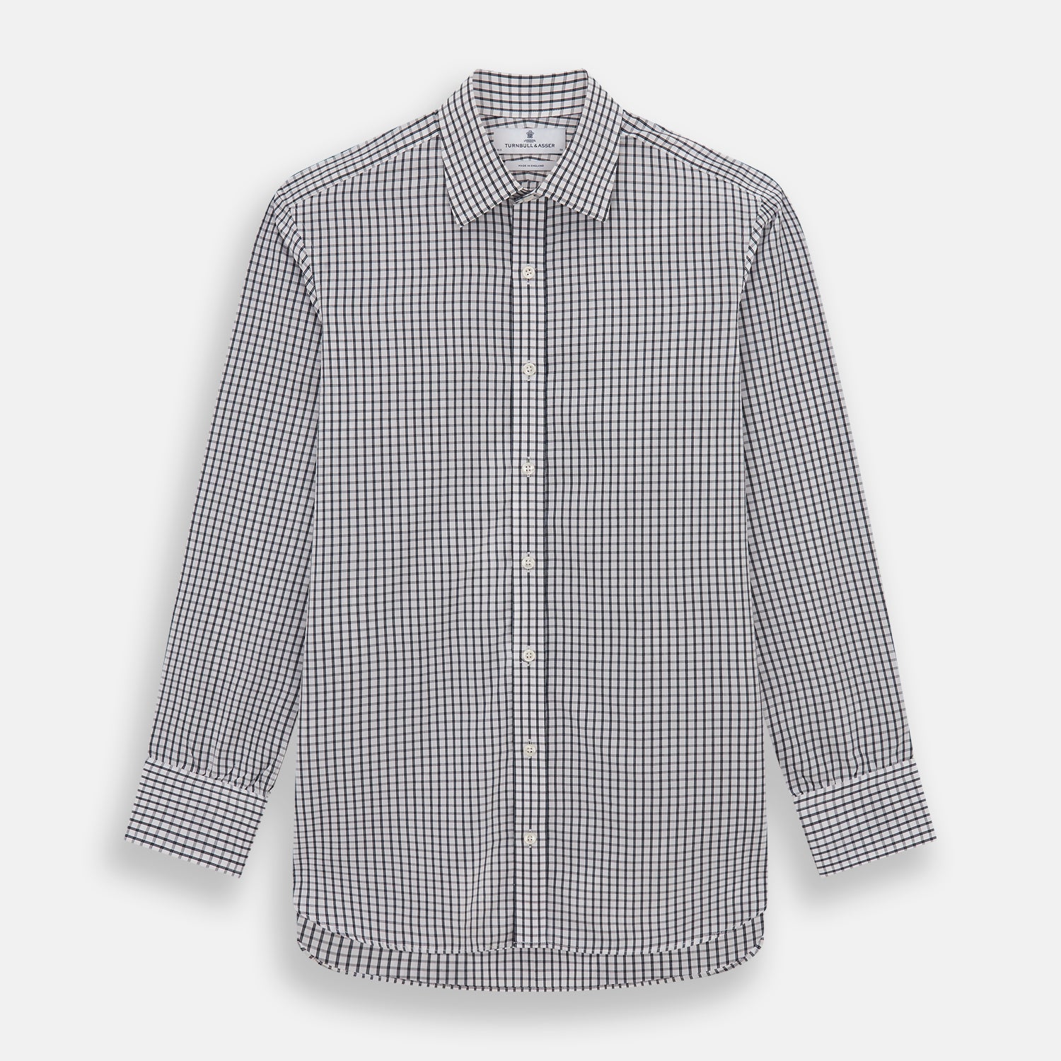 Midnight Blue Double Graph Check Mayfair Shirt product