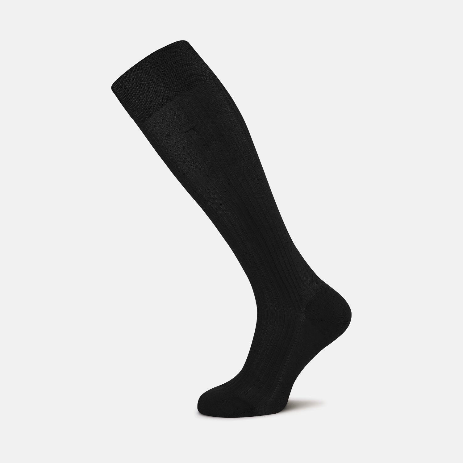 Black Long Silk Socks | Turnbull & Asser