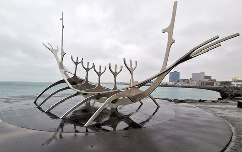La sculpture de l'artiste islandais, Jón Gunnar Árnason