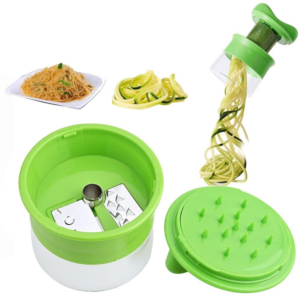 GDL Vegetable Peeler With Storage Container With 3 Interchangeable Blades