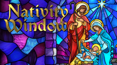 Nativity Window - AtmosFX Digital Decorations