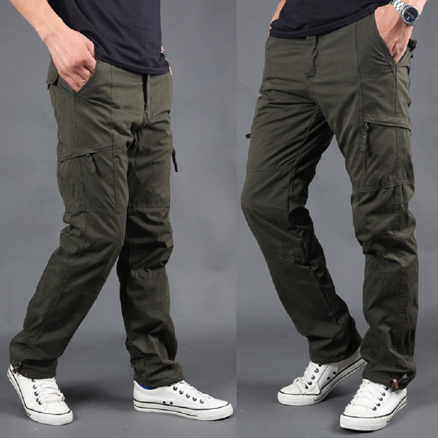 Cargo Pants Fleece Lined Elasticated Waist Trousers – Survival Streetwear
