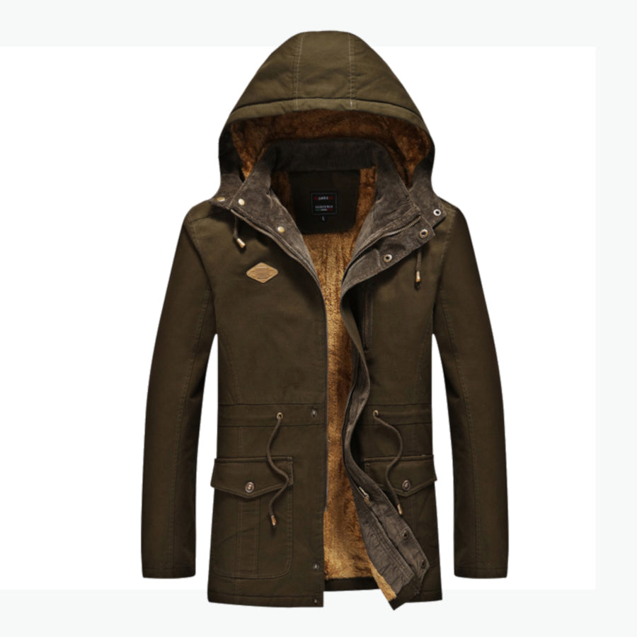 Winter Fleece Lined Coat – Survival Streetwear