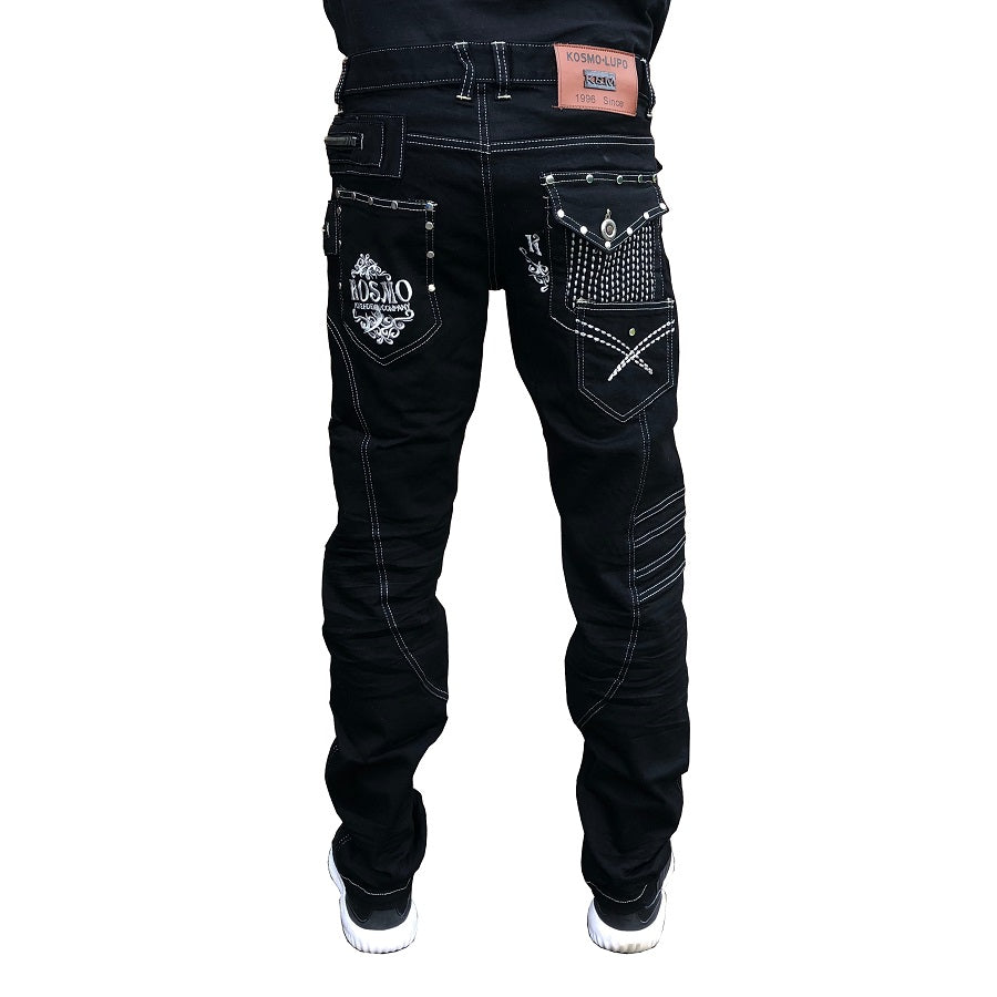 Kosmo Lupo Black Jeans KM051-1 – Survival Streetwear