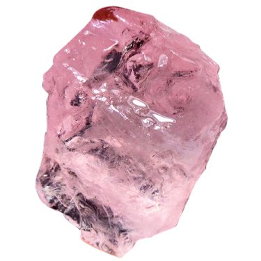 Morganite brute minéraux crystaux