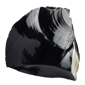 Obsidienne Noire Oeil Céleste brute minéraux crystaux