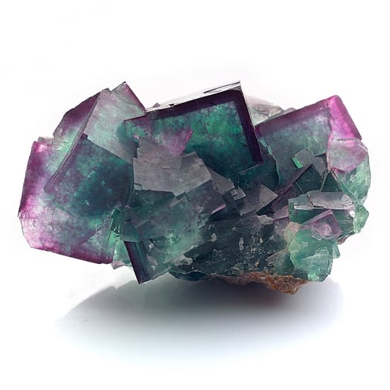 Fluorite brute minéraux cristaux
