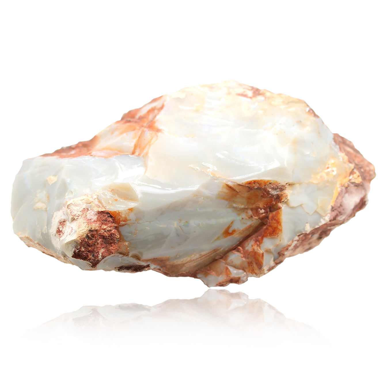 Opale blanche brute minéraux crystaux