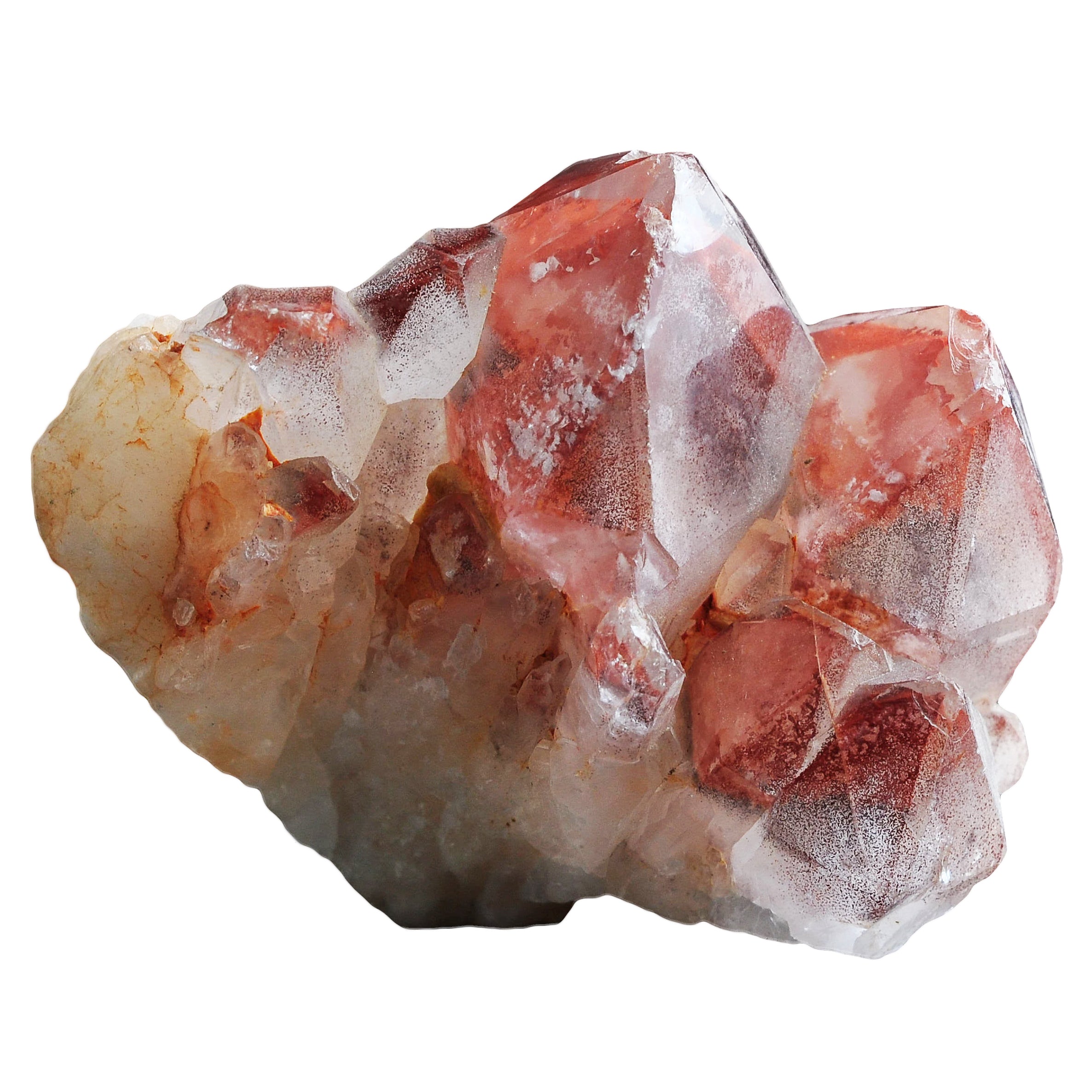 Quartz Fraise brut minéraux cristaux