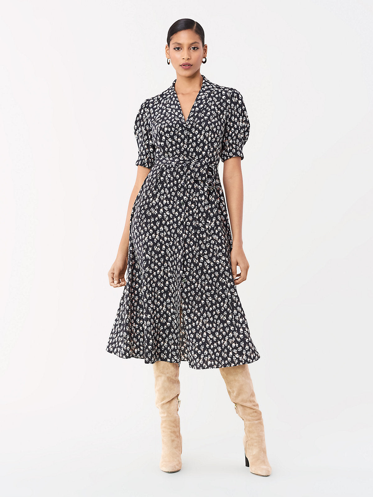 dvf lily dress