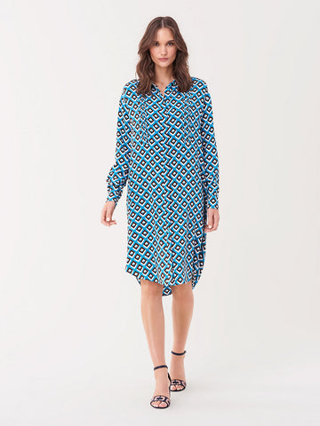 hatsu new silk crepe de chine shirt dress