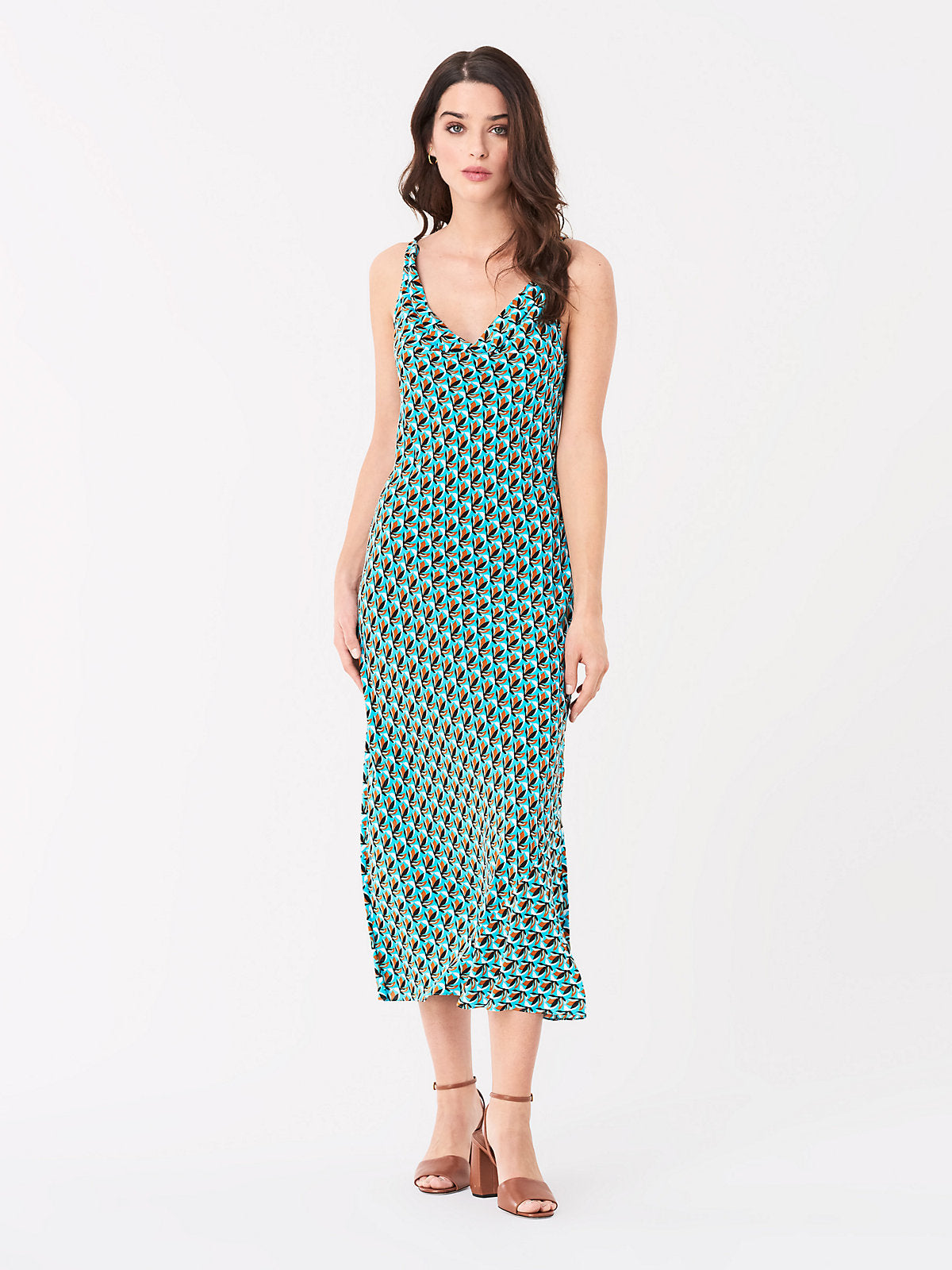 viscose slip dress