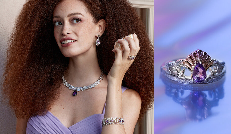 Disney Princess Ariel Inspired Gold & Diamond Rings | Enchanted Disney ...