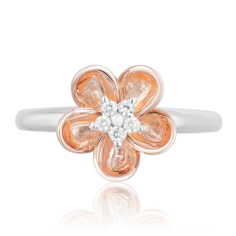 Disney Accent Mulan Inspired Diamond Ring - 10K Rose Gold | Enchanted ...