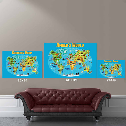 Cartoon World Map v1 Canvas Size Comparison Image