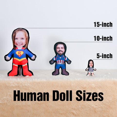 mini me human doll sizes image