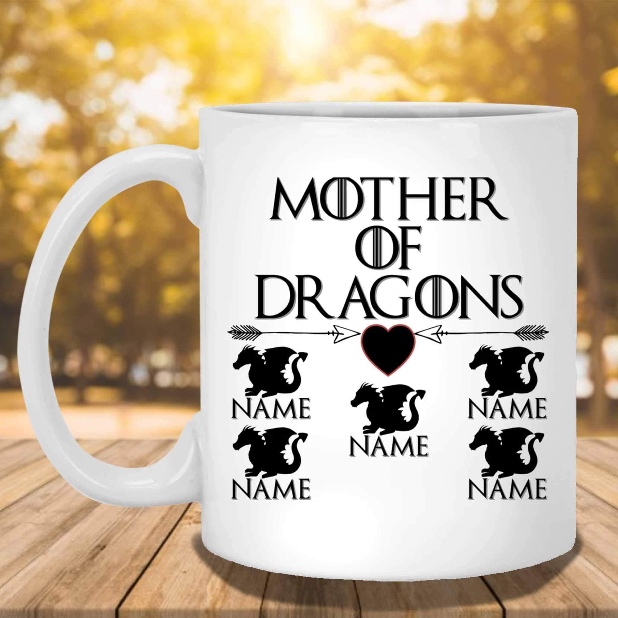 Mom's Little Super Heroes Custom Personalized Coffee Mug