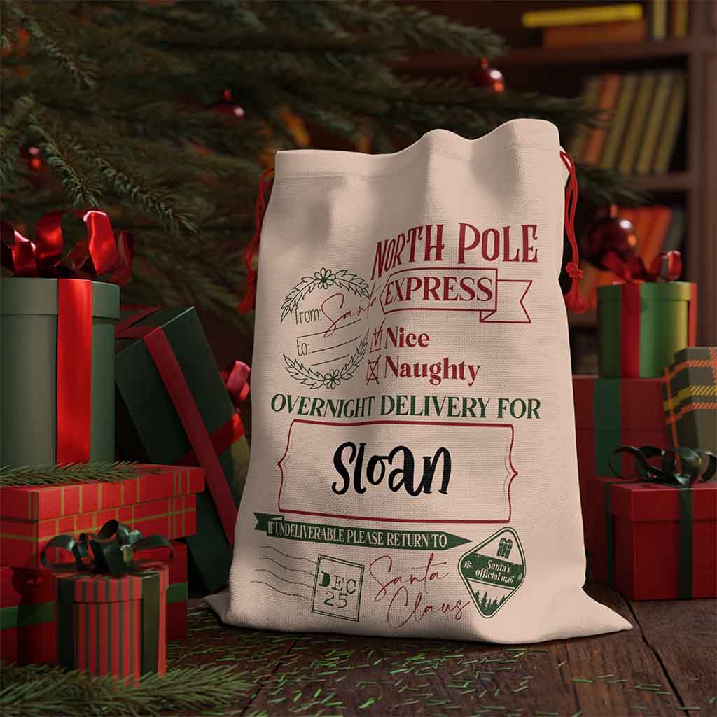 North Pole Post Special Delivery V1 Personalized Christmas Gift Delive