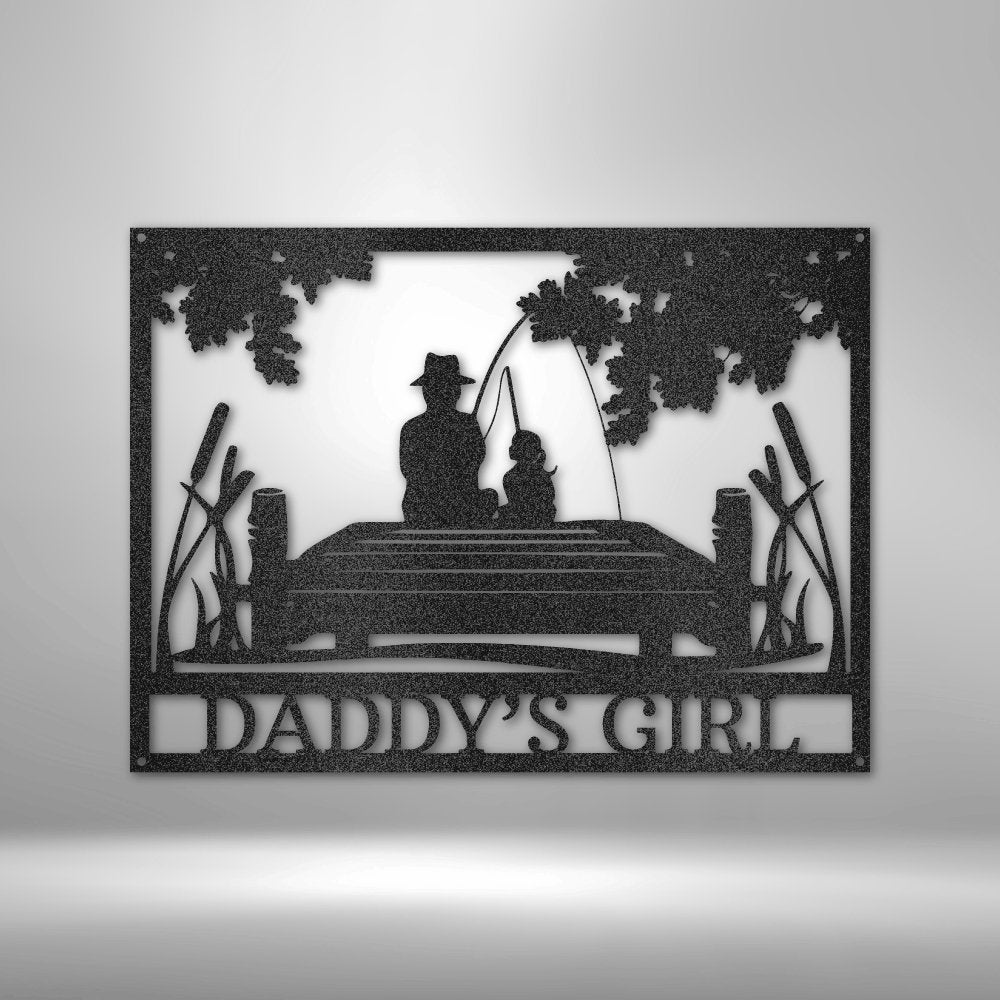 Metal Sign - Daddy's Fishing Buddy - Vintage Look Sign