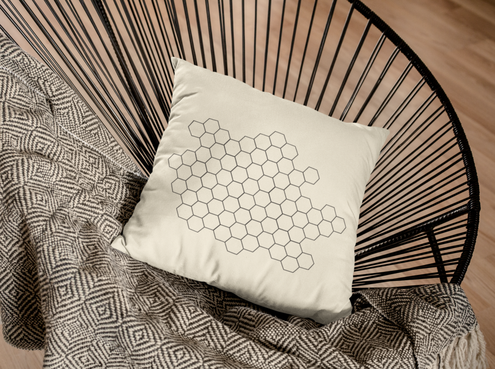 Minimalist Honeycomb Pattern