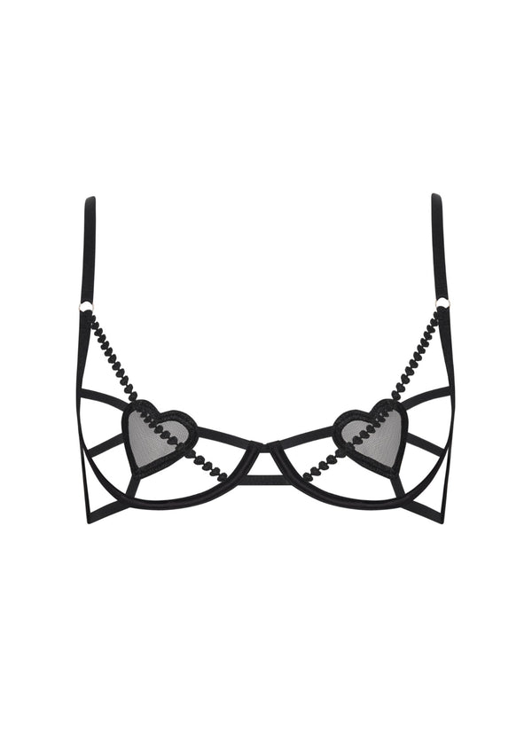 Bluebella Nina Open Bra (Black)