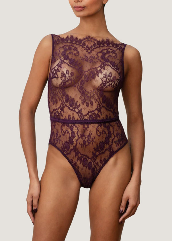 Coco de Mer Lunaria Triangle Bra (Amethyst)