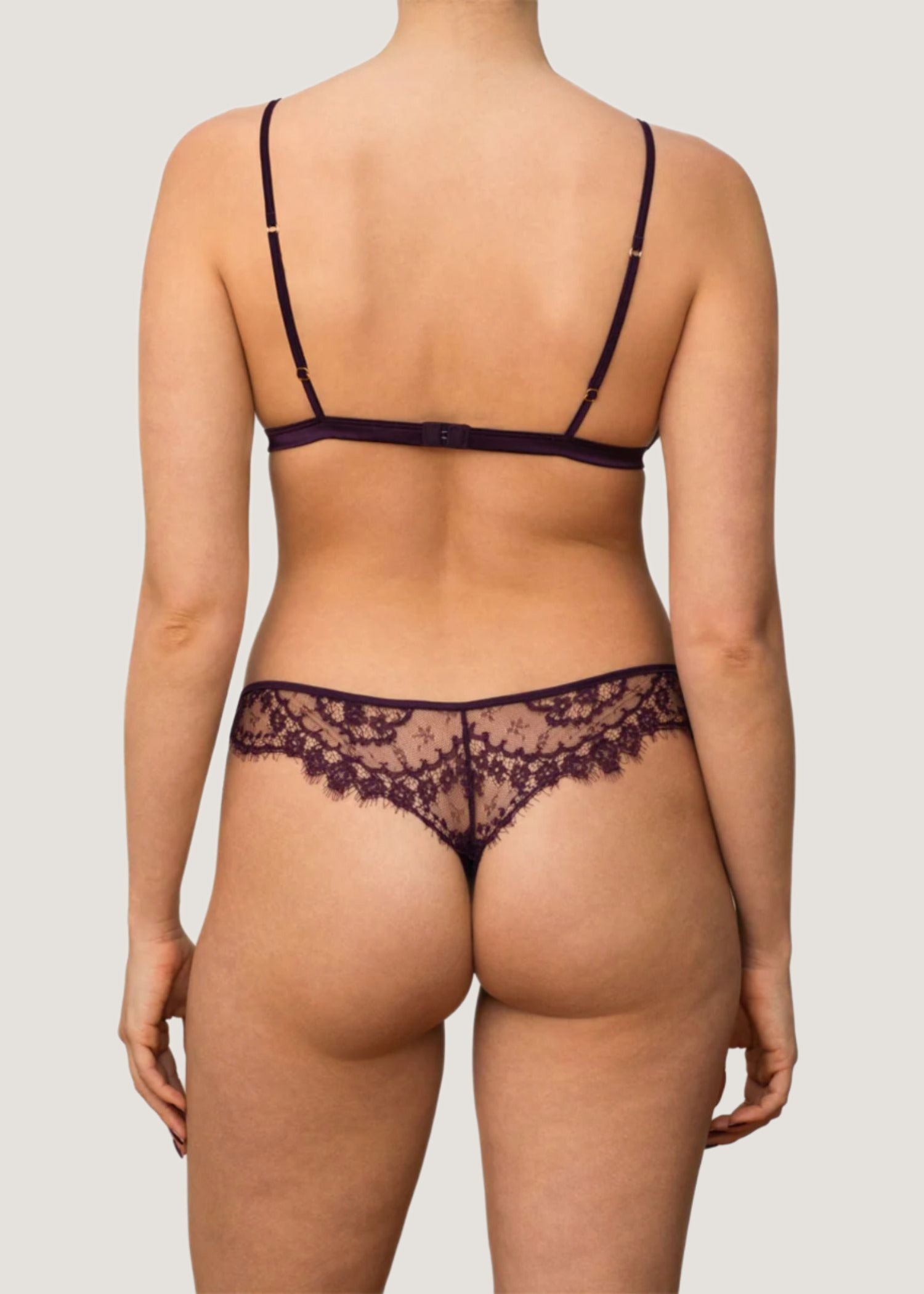 Lunaria Skirted Thong (Amethyst)