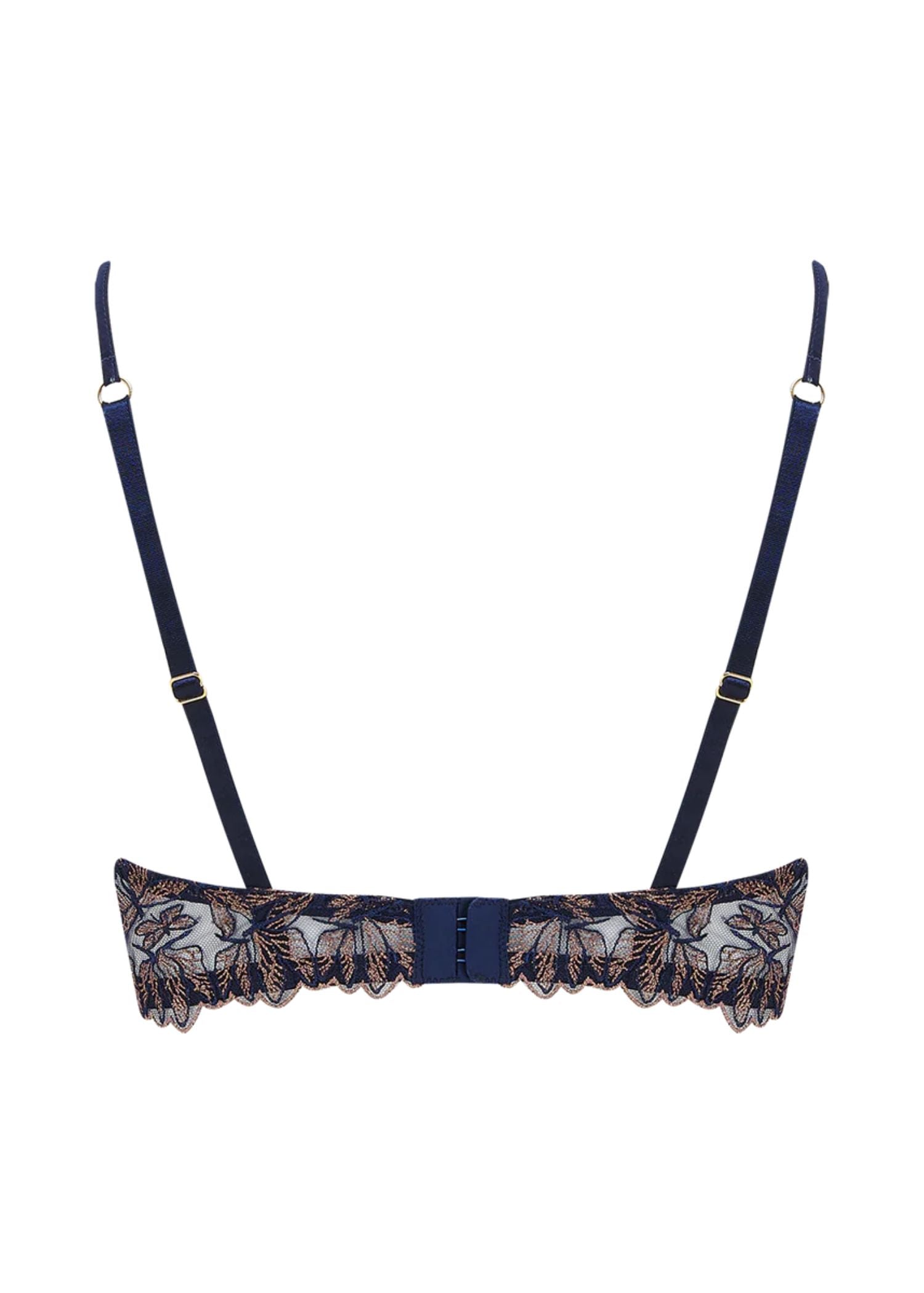 Odonata Quarter Cup Bra (Midnight Blue)