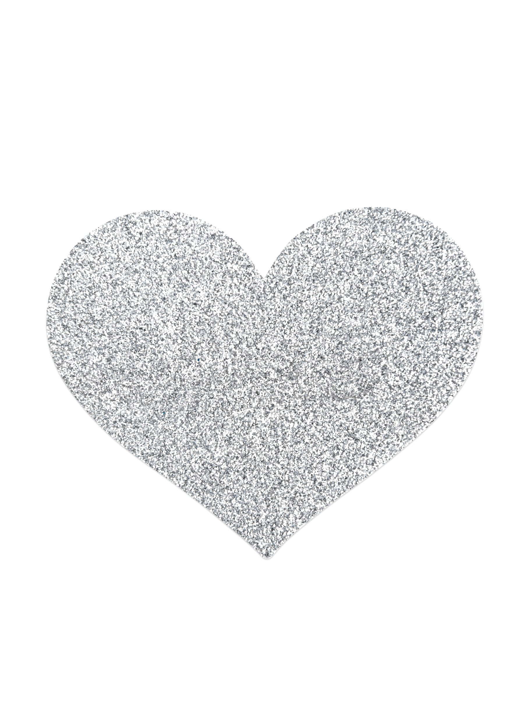 Flash Heart Glitter Nipple Reusable Covers