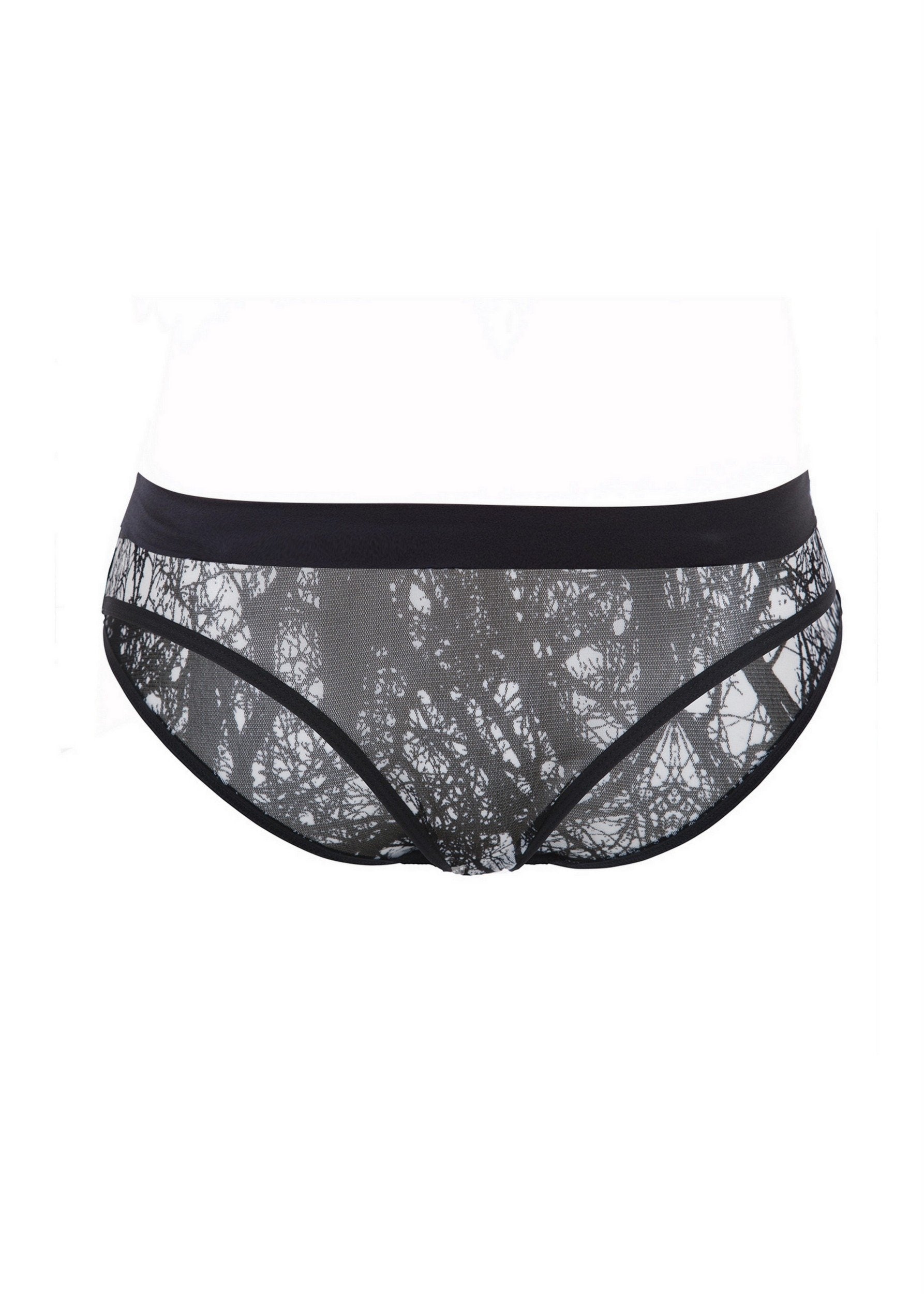 Morgan Mesh Brief with Satin Waistband