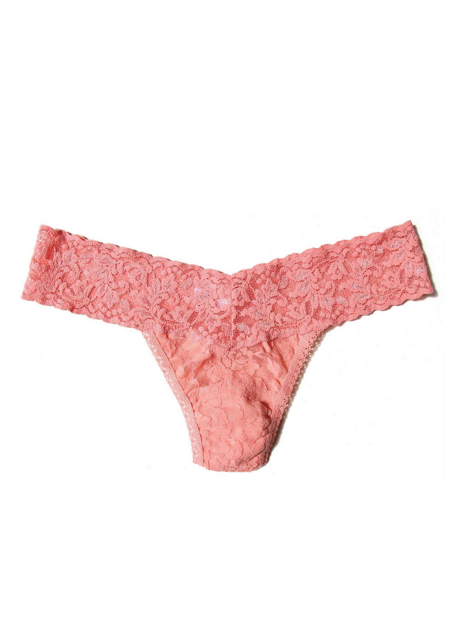 Signature Lace Low Rise Thong