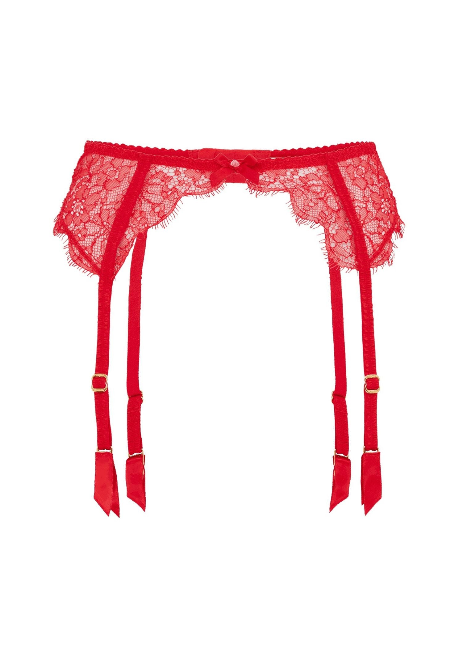 Lorna Lace Suspender (Red)