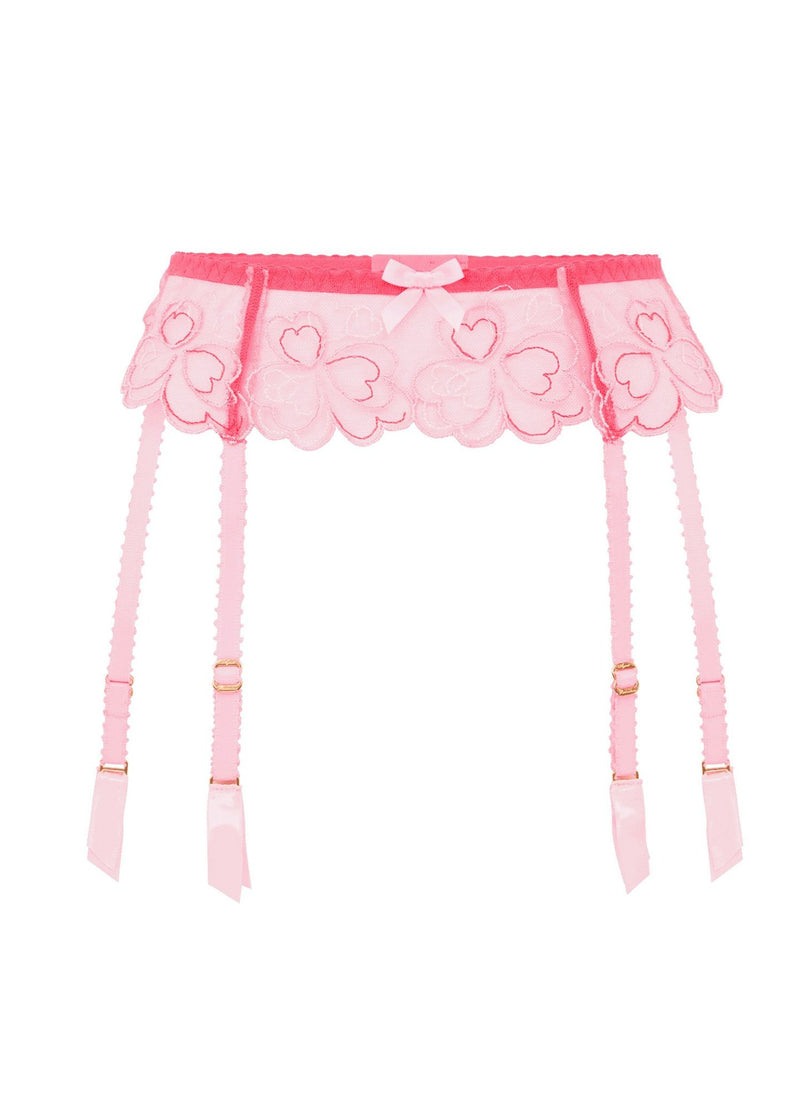 Agent Provocateur Maysie Suspender (Fuchsia/Baby Pink) | Avec Amour