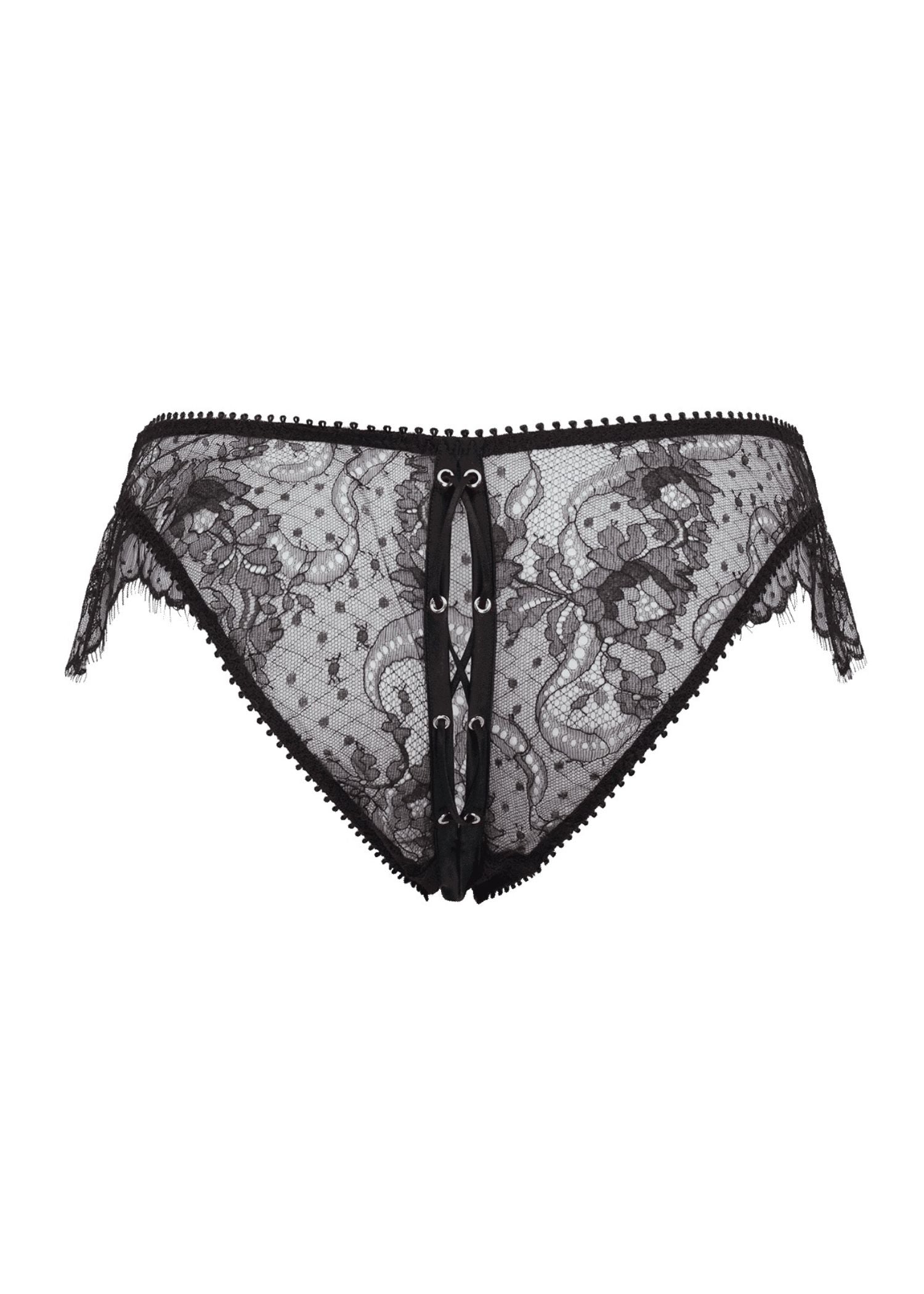 Vallentina Knicker Ouvert (Black)