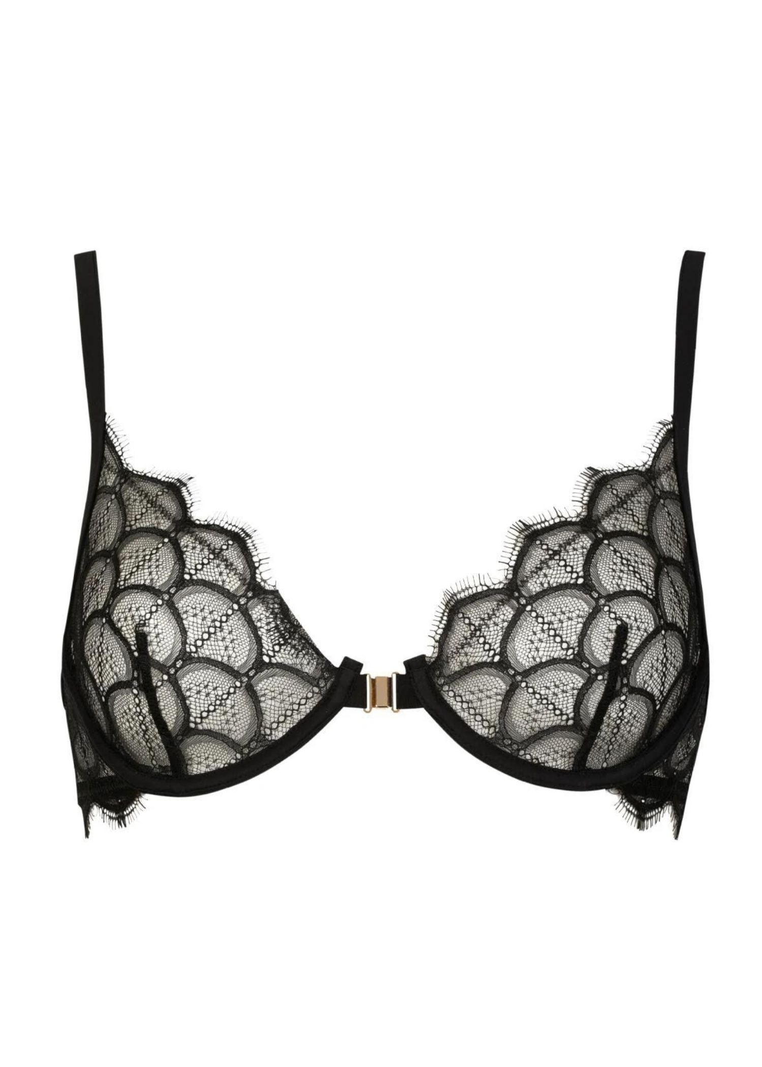 Atelier Amour Mystic Shadow Half Cup Bra - Lace Bra