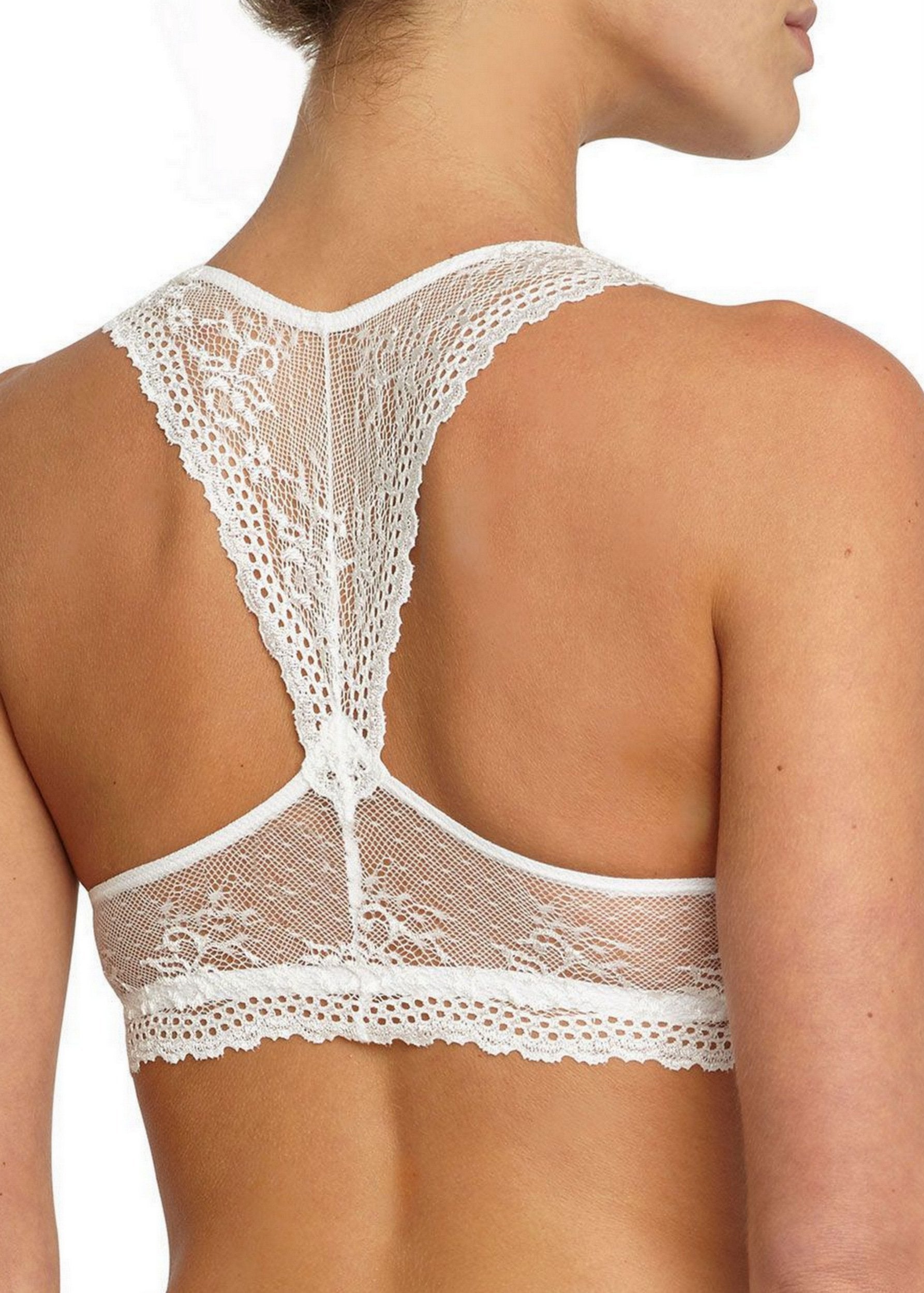 Colette Racerback Bralet (White)