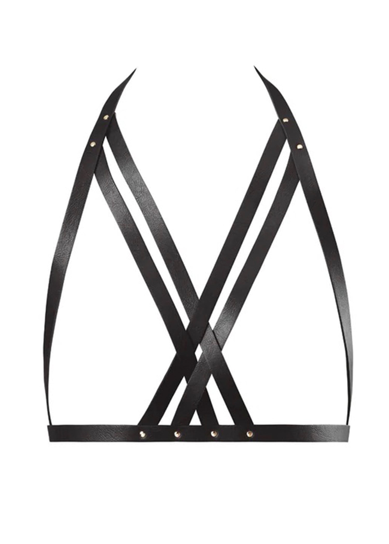 MAZE Halter Bra Harness (Black)