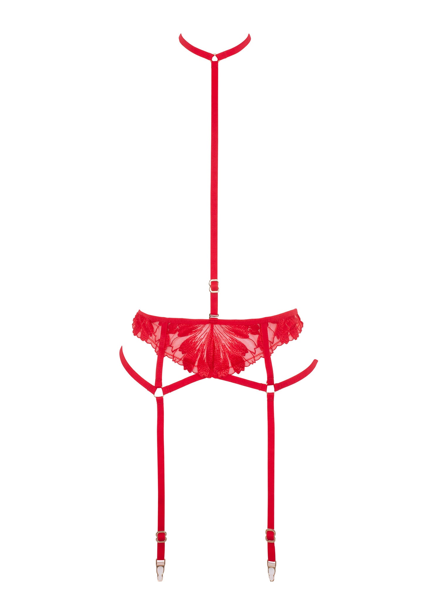 Colette Suspender Harness (Red)